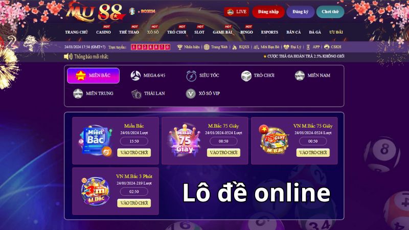 lô đề online Mu88